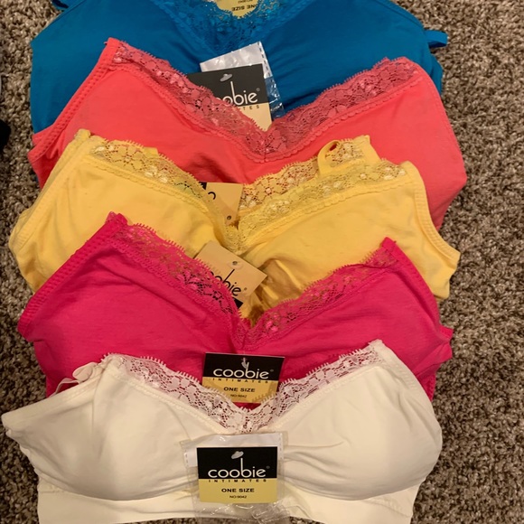 Lace V-Neck Coobie Bras-the most comfortable bra ever! Price per Bra/Bundle=SAVE - Picture 2 of 11